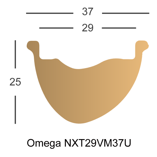 [Premium Cross Country] Omega 29" Mountain Bicycle Carbon Rim 37mm 285g