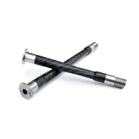 Ultralight Carbon Fiber Thru Axle for Road or Gravel Bicycle 30g