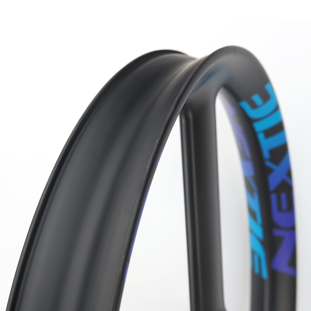 NEXTIE Black Eagle II 26" 65mm Carbon Fiber Fat Bike Rim Wheel Tubeless 1PCS 