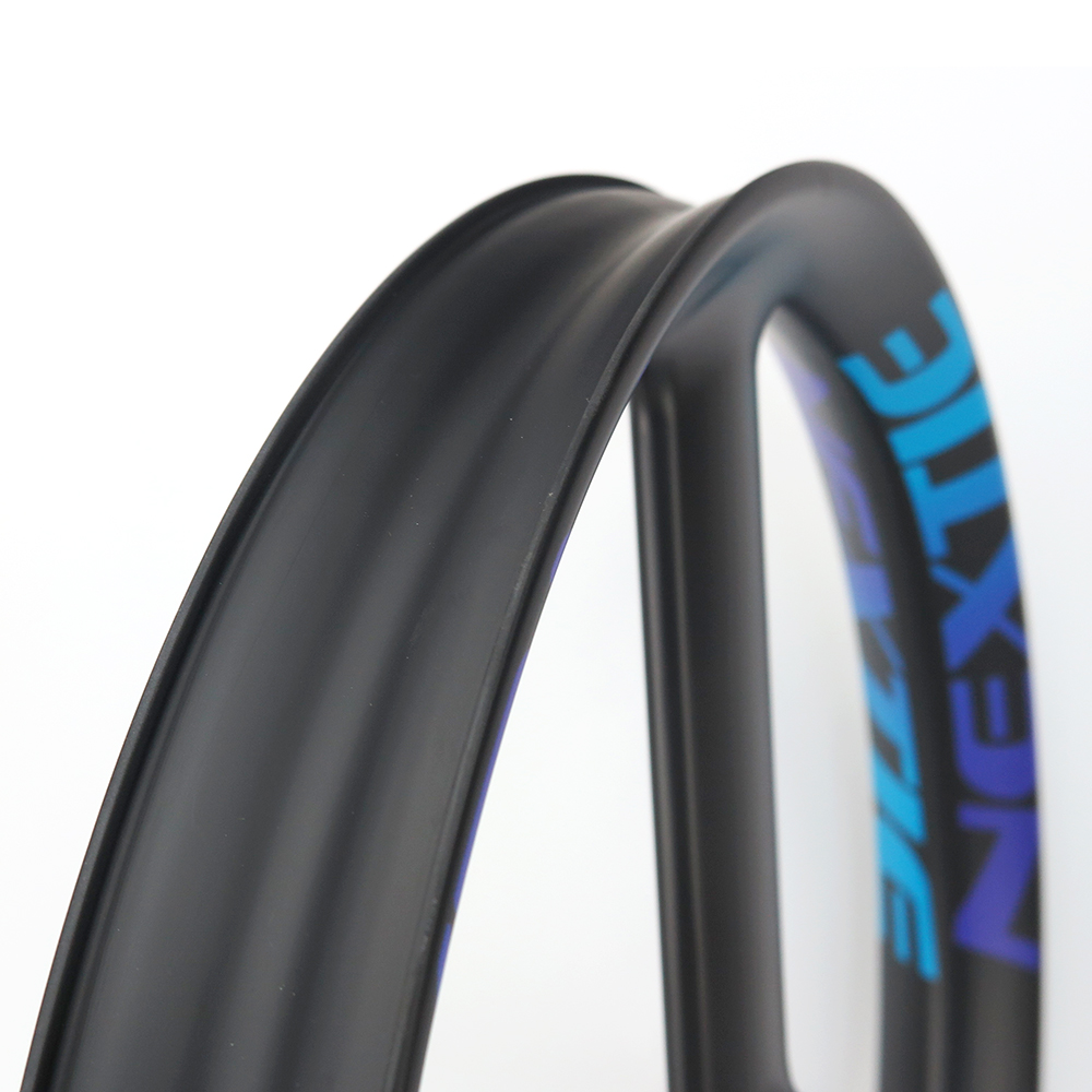 NEXTIE Black Eagle II 26" 65mm Carbon Fiber Fat Bike Rim Wheel Tubeless 1PCS 