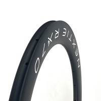 [NXT70RX] Premium 25mm Width 70mm Depth 700C Carbon Classic Rim CLINCHER [Tubeless Compatible]