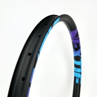 [NXT27XMA45] PREMIUM Asymmetric 45mm Width Carbon Fiber 27.5" Mountain Bike Clincher Rim [Tubeless Compatible]
