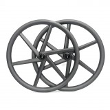 [Gravel 6-Spoke] Wide (25mm Int) Gravel Bicycle Carbon Wheelset 40mm 1520g (Front+Rear)