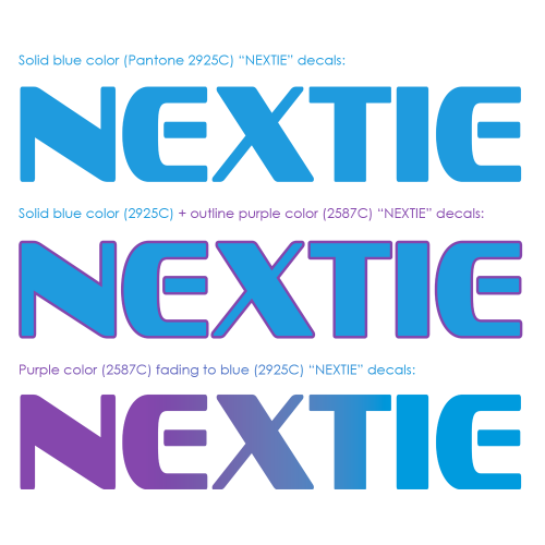 Custom Color Decals