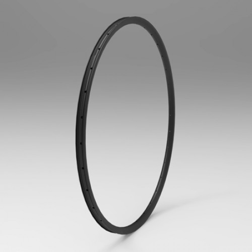 [NXT27XM24U] PREMIUM Lite 24mm Width Carbon Fiber 27.5" Mountain Bike Clincher Rim [Tubeless Compatible]