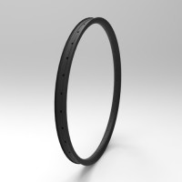 [NXT29AS41] Asymmetric 41mm Width Carbon Fiber 29+ PLUS Mountain Bike Clincher Rim [Tubeless Compatible]