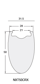 CRX Wide Road Carbon Fiber Bicycle Rim and wheel NXT50CRX