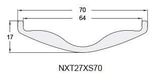 Profile drawing nxt27xs70