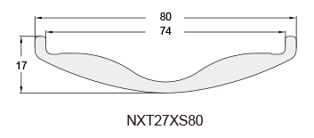 Profile drawing nxt27xs80