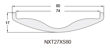 profile drawing NXT27XS80