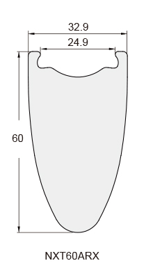 ARX All Road Carbon Fiber Bicycle Rim and wheel NXT50ARX