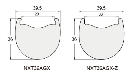 ARX All Road Carbon Fiber Bicycle Rim and wheel NXT34ARX