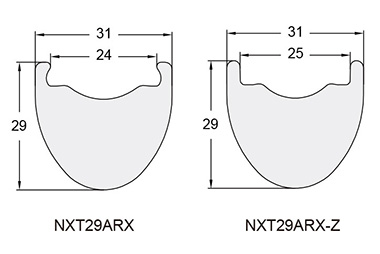 ARX All Road Carbon Fiber Bicycle Rim and wheel NXT29ARX