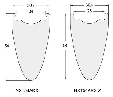 ARX All Road Carbon Fiber Bicycle Rim and wheel NXT54ARX