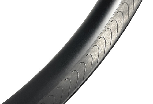 Textured Brake Track of Road Bike Carbon Rims V-Brake