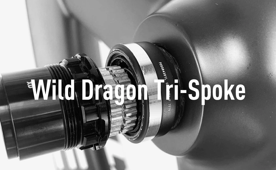 Wild Dragon Tri-Spoke Fat Bike Wheelset 26 and 27.5 inch