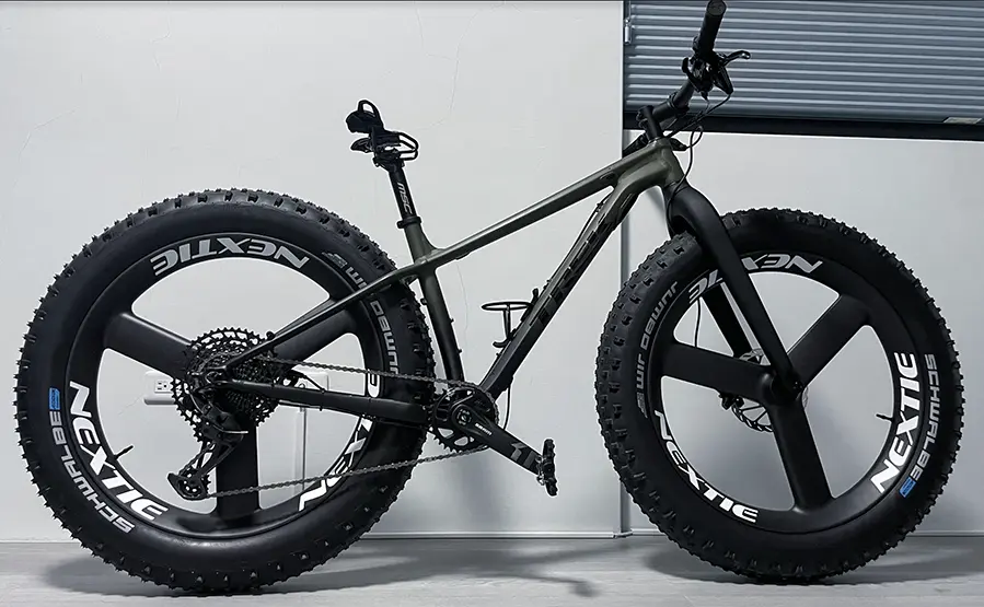 Wild Dragon Tri-Spoke 26 27.5 inch Fat Bike Carbon Wheelset 90mm 85mm
